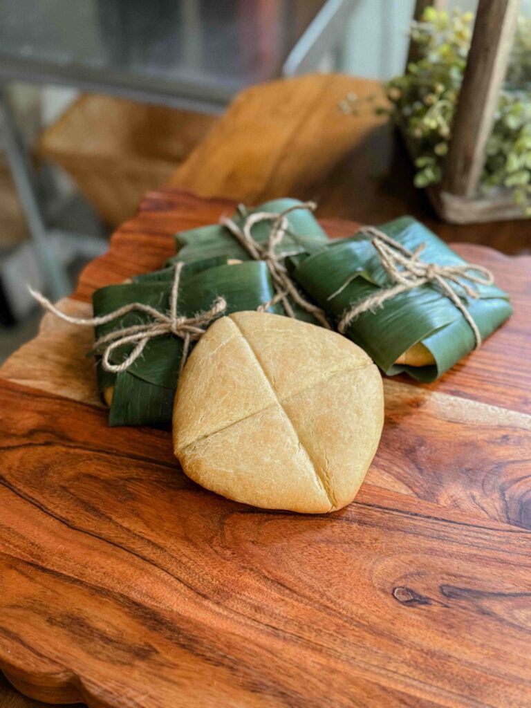 Lembas bread squares with a scored criss-cross pattern